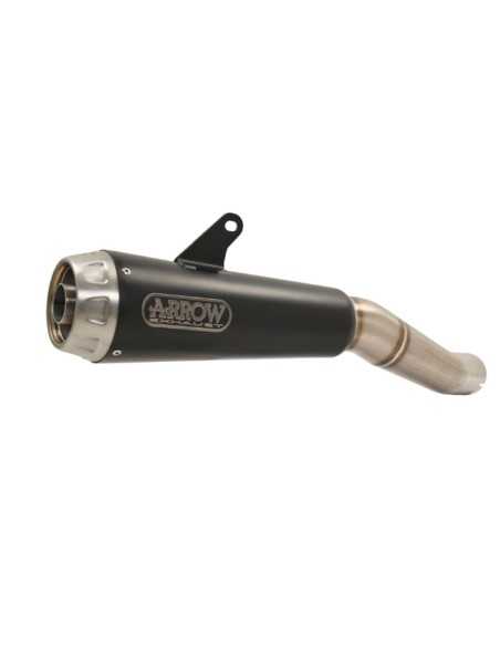 ESCAPE ARROW PRO-RACE NO HOMOLOGADO EN ACERO INOX. NEGRO PARA HONDA CB 650 R 19-22 / CBR 650 R 19-22