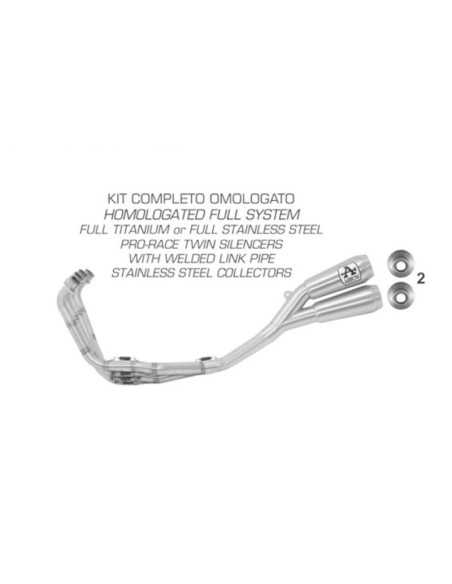 copy of ARROW TITANIUM "TRACK" SCHALLDÄMPFER EURO 5 ZUGELASSEN BMW S 1000 RR / R 2021-2022