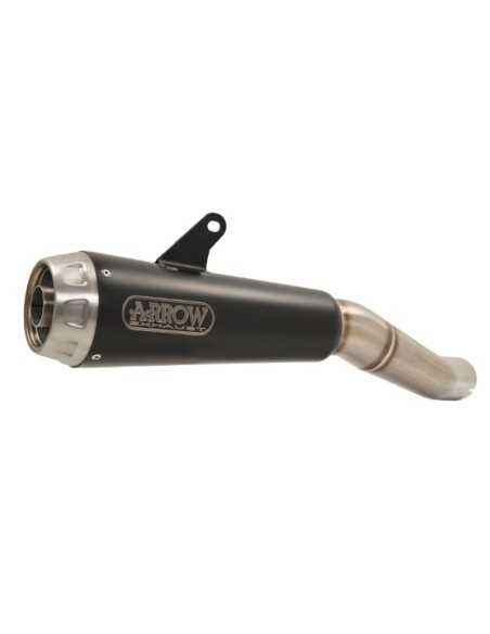 ESCAPE ARROW PRO-RACE NO HOMOLOGADO EN ALUMINIO NEGRO PARA HONDA CB 500 F 16-18 / HONDA CBR 500 R 16-18