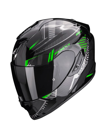 CASCO SCORPION EXO-1400 EVO AIR SHELL BLACK / GREEN