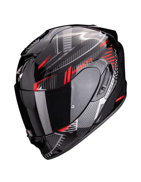 CASCO SCORPION EXO-1400 EVO AIR SHELL BLACK / RED