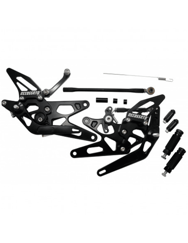 ACCOSSATO Fußrasten für YAMAHA YZF-R6 03-05