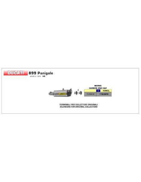 copy of SILENCIADORES RACING WORKS ARROW ACERO INOXIDABLE TITANIO DUCATI PANIGALE V4 2018-2022
