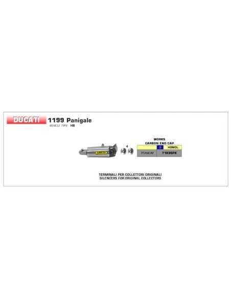 copy of SILENCIADORES RACING WORKS ARROW ACERO INOXIDABLE TITANIO DUCATI PANIGALE V4 2018-2022