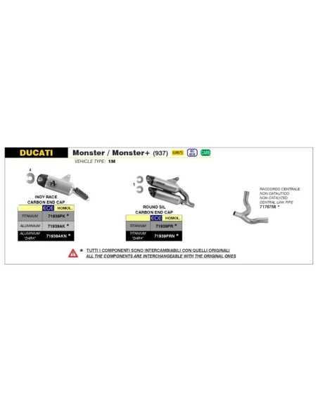 copy of SILENCIADORES RACING WORKS ARROW ACERO INOXIDABLE TITANIO DUCATI PANIGALE V4 2018-2022