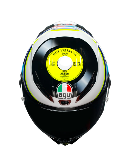 CASCO AGV PISTA GP RR E2206 ROSSI ASSEN 2007