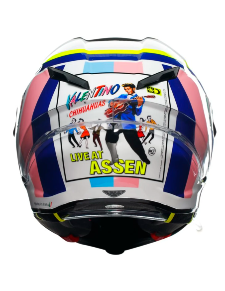 CASCO AGV PISTA GP RR E2206 ROSSI ASSEN 2007