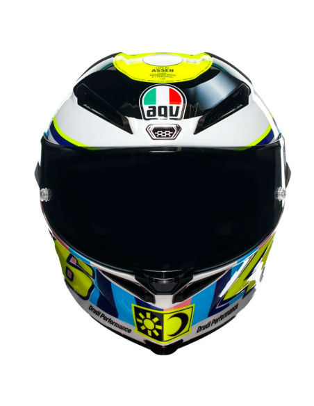 CASCO AGV PISTA GP RR E2206 ROSSI ASSEN 2007