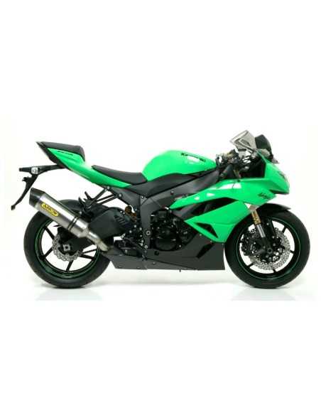ESCAPE COMPLETO RACE-TECH NO HOMOLOGADO EN TITANIO PARA KAWASAKI ZX-6R / 636 09-16