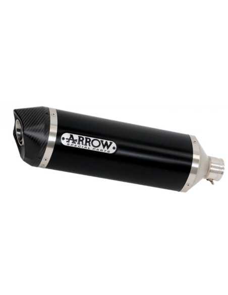 ESCAPE HOMOLOGADO ARROW RACE-TECH ALUMINIO NEGRO PARA KAWASAKI ZX-6R 636 19-20