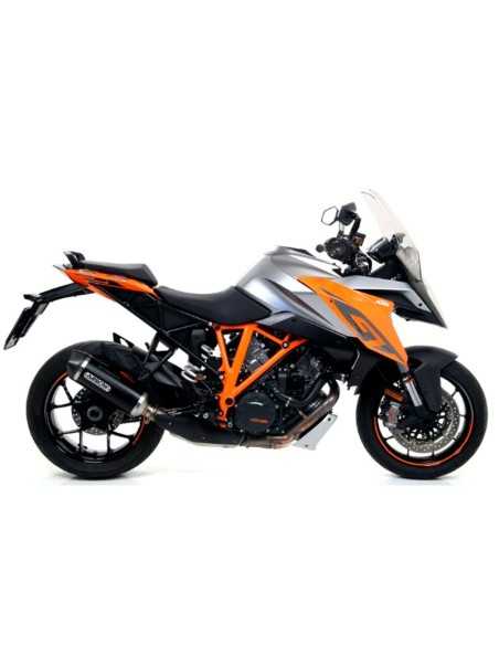 ESCAPE HOMOLOGADO ARROW RACE-TECH ALUMINIO NEGRO PARA KTM 1290 SUPER DUKE GT 17-21 / 1290 SUPER DUKE / R 14-19