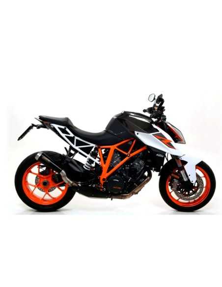 ESCAPE HOMOLOGADO ARROW PRO-RACE NICHROM NEGRO PARA KTM 1290 SUPER DUKE GT 17-21 / 1290 SUPER DUKE / R 17-19