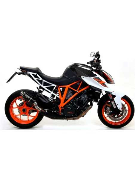 ESCAPE HOMOLOGADO ARROW GP2 NEGRO PARA KTM 1290 SUPERDUKE 17-19 / GT 17-18