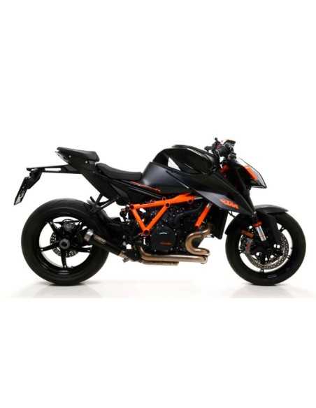 ESCAPE ARROW PRO-RACE HOMOLOGADO EN ACERO INOX. NEGRO PARA KTM 1290 SUPERDUKE / R 20-23