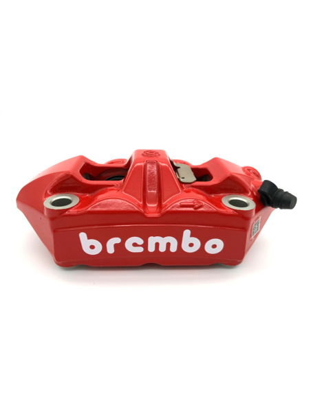 copy of PINZA DE FRENO DELANTERA IZQUIERDA NEGRA BREMBO RACING LOGO ROJO P4-40C