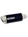ESCAPE ARROW THUNDER NO HOMOLOGADO EN ALUMINIO NEGRO PARA SUZUKI GSX-R 600/750 06-07