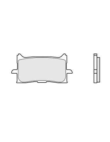 Pastillas de freno sinterizadas Brembo REF 07HO62SA