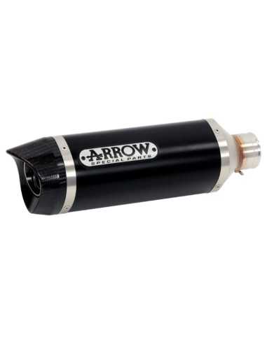 ESCAPE ARROW THUNDER HOMOLOGADO EN ALUMINIO NEGRO PARA YAMAHA R6 06-16