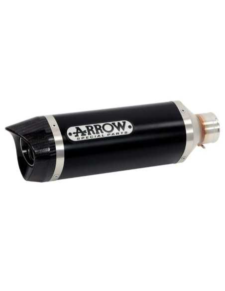 ESCAPE ARROW THUNDER HOMOLOGADO EN ALUMINIO NEGRO PARA YAMAHA R6 06-16
