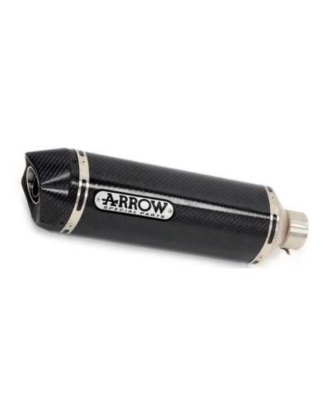 ESCAPE ARROW THUNDER HOMOLOGADO EN ALUMINIO NEGRO PARA YAMAHA R6 06-16