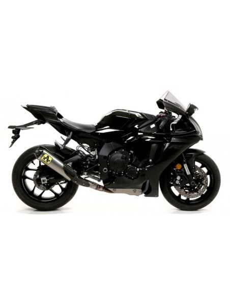 ESCAPE COMPLETO ARROW COMPETICION EVO-2 EN TITANIO CON COLECTORES EN ACERO INOX. PARA YAMAHA YZF R1 17-21