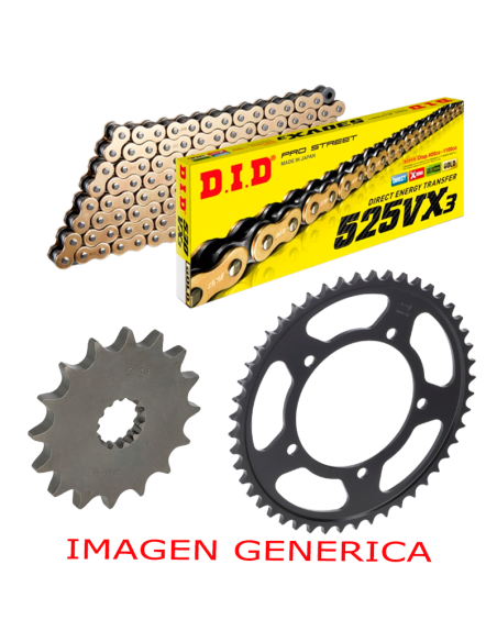 DID+AFAM KIT TRANSMISIÓN SUZUKI GSR 600 2006-2010 REF K0902A