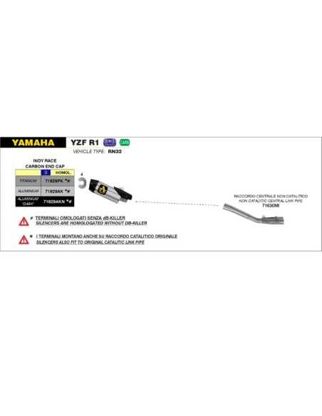copy of KOMPLETTE ARROW VOLL TITANIUM YAMAHA R1 17-21