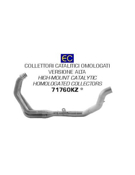 COLECTORES ARROW HOMOLOGADOS EN ACERO INOX. PARA YAMAHA MT-09 21