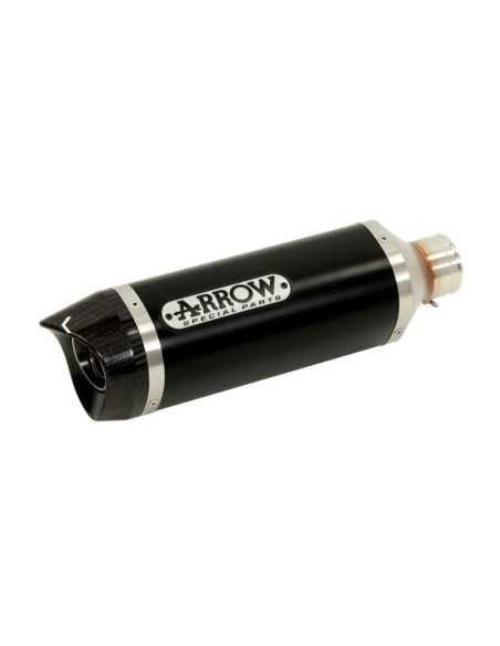 ESCAPE HOMOLOGADO ARROW THUNDER EN ALUMINIO NEGRO PARA YAMAHA YZF R3 19-20