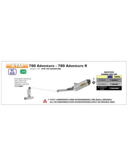 copy of KOMPLETTE ARROW VOLL TITANIUM YAMAHA R1 17-21