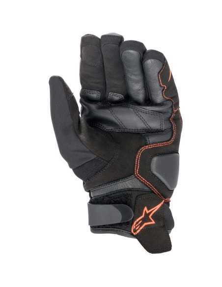 GUANTES ALPINESTARS SMX-1 WATERPROOF BLACK / RED FLUO
