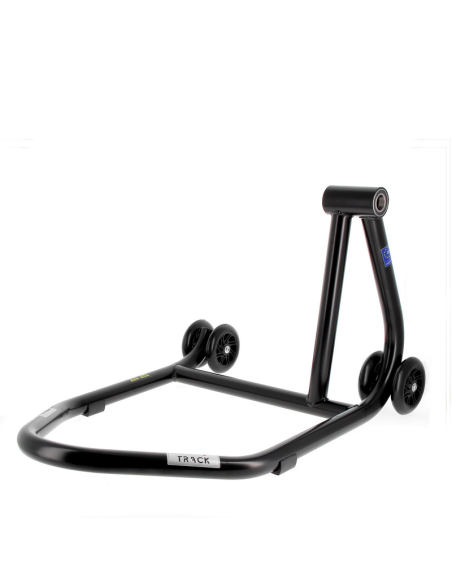 Caballete monobrazo derecho BIHR Home Track color negro mate y ruedas negras. REF 3032149