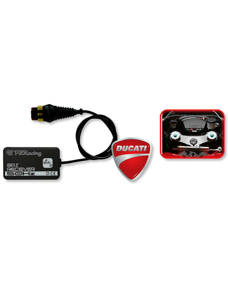 RECEPTOR WI-FI GPS PZ RACING P&P P-TRONIC para DUCATI PANIGALE 899 / 959 / 1199 / 1299