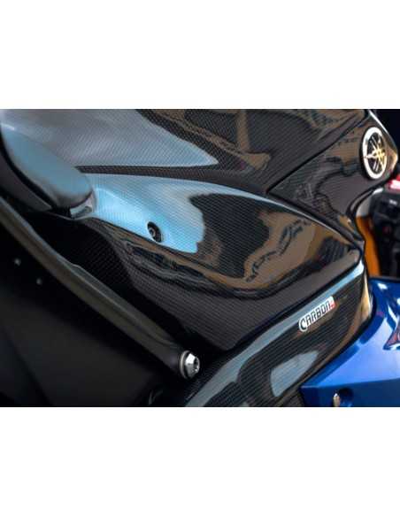 Paneles laterales de tanque en Carbono CARBON 2 RACE YAMAHA YZF-R6 2017-2023