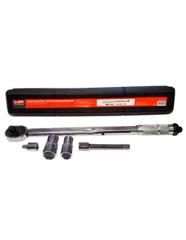 Llave dinamométrica kit 210 Nm 1/2 incl. accesorios