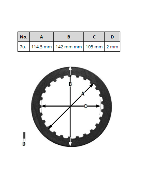 Separadores de embrague TRW MES383-7
