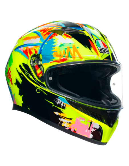 CASCO AGV K3 E2206 ROSSI WINTER TEST 2019