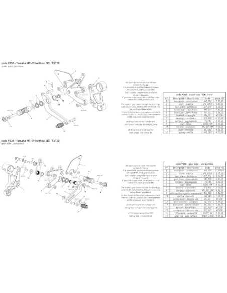 copy of BONAMICI RACING Fußrasten für YAMAHA YZF-R1/M 2015-2022