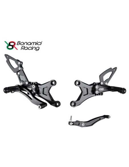 Estriberas BONAMICI RACING para YAMAHA YZF R1 2007-2008 CAMBIO INVERTIDO
