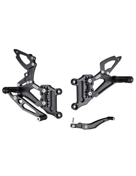 Estriberas BONAMICI RACING para YAMAHA YZF R1 2004-2006 CAMBIO INVERTIDO