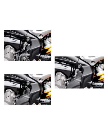 Estriberas BONAMICI RACING para TRIUMPH STREET TRIPLE 765 S / R / RS 2017-2022