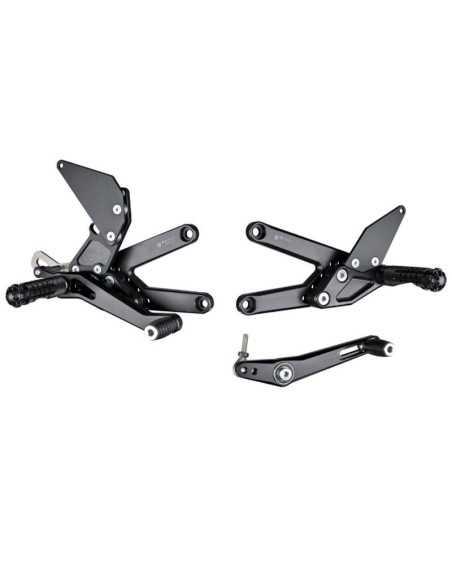 Estriberas BONAMICI RACING para TRIUMPH DAYTONA 675 SIN QUICKSHIFTER 2013-2017
