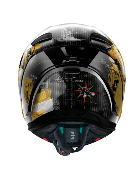 CASCO NOLAN X-804 RS ULTRA CARBON REPLICA C. CHECA CARBON / GOLD