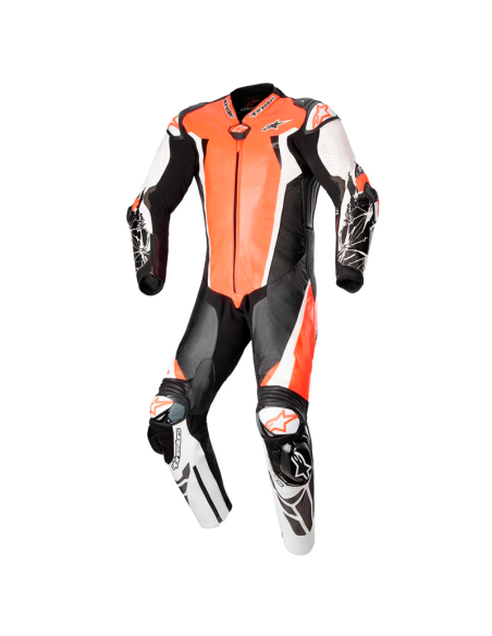 MONO ALPINESTARS RACING ABSOLUTE V2 PROFESSIONAL RED FLUO / WHITE / BLACK