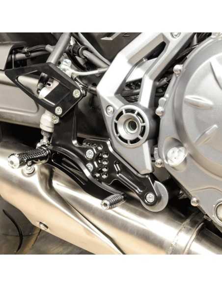 Estriberas BONAMICI RACING Ajustables para KAWASAKI Z650 / NINJA 650 2017-2019