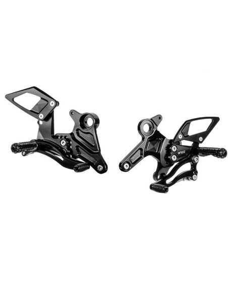 Estriberas BONAMICI RACING Ajustables para KAWASAKI Z650 / NINJA 650 2017-2019