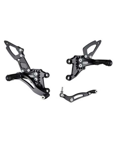 Estriberas BONAMICI RACING para HONDA CBR600RR 2003-2006 CAMBIO INVERTIDO