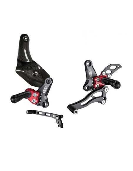 Estriberas BONAMICI RACING para DUCATI STREETFIGHTER 2009-2015