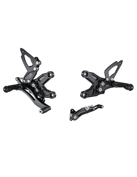 Estriberas BONAMICI RACING para BMW S1000RR - HP4 2008-2014 / S1000R 2012-2016 cambio NORMAL