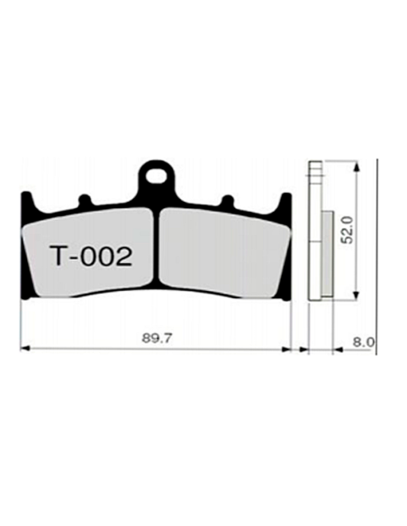 Pastillas de freno ZCOO T002 EXC (ENDURANCE)